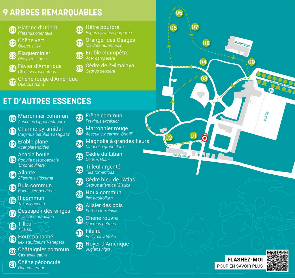 plan arboretum cangé