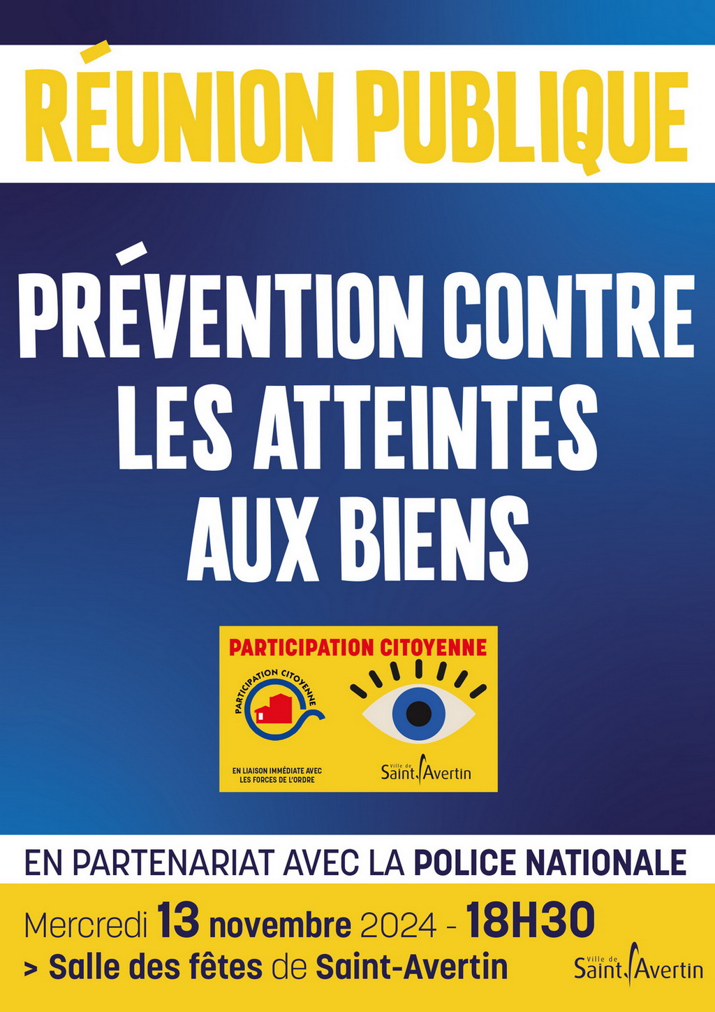 REUNION PUBLIC SECURITE 13 novembre