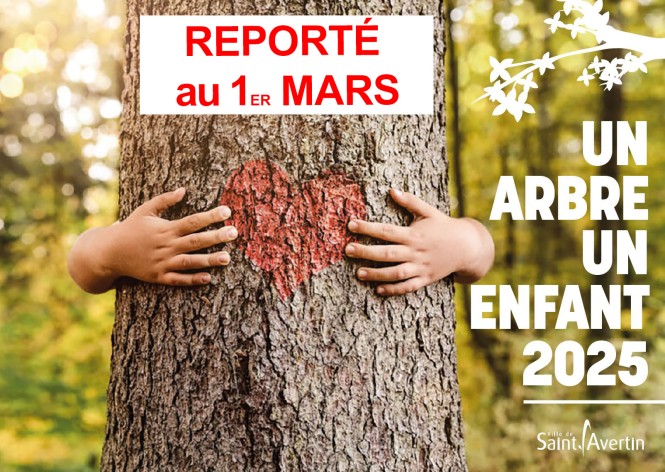 1 arbre 1 enfant reporté 2025