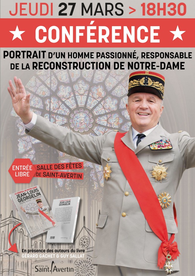 AFFICHE CONFERENCE JEAN LOUIS GEORGELIN