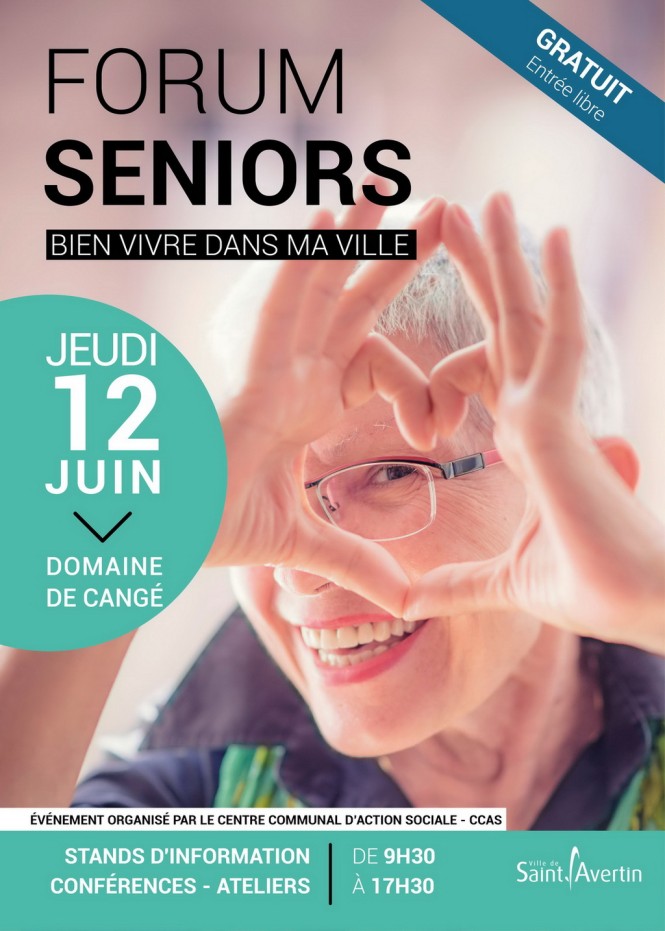 affiche forum senior st Avertin