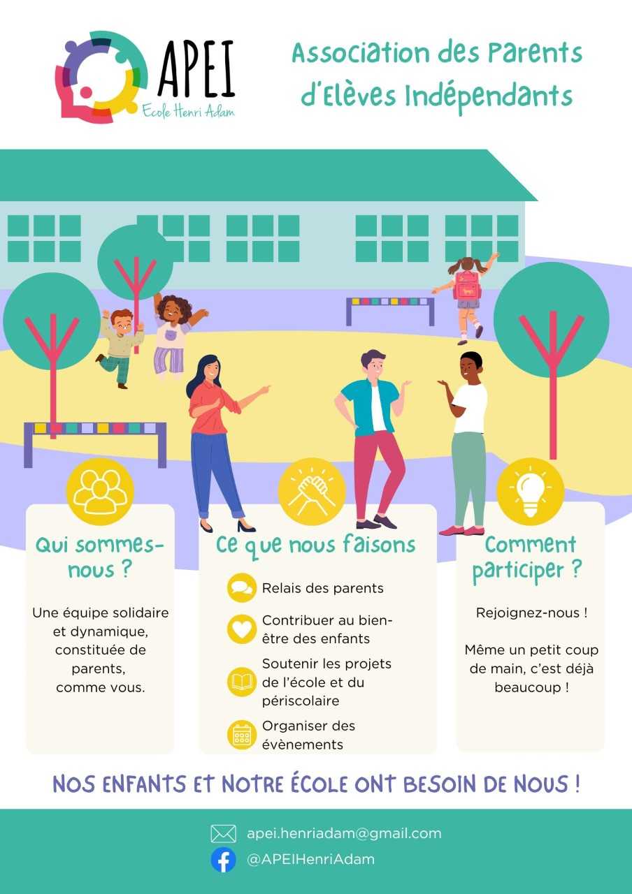 Association des Parents d’Élèves Indépendants de l’école Henri Adam