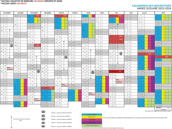 CALENDRIER 2023-2024 ACM - ENFANTS ADOS bis