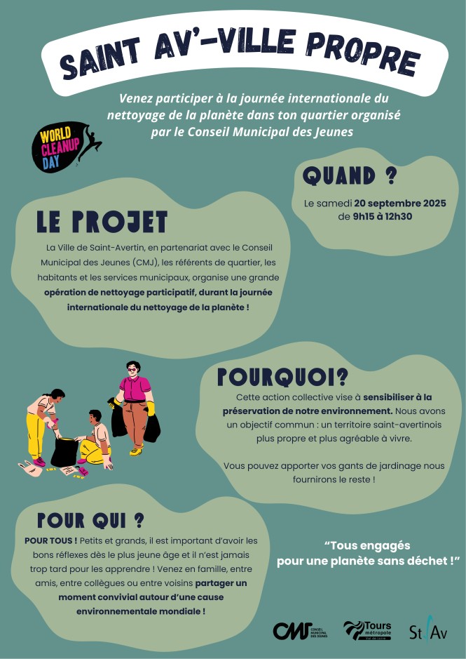 Informations WORLD CLEANUP DAY 2025 Saint Av'-Ville propre-1