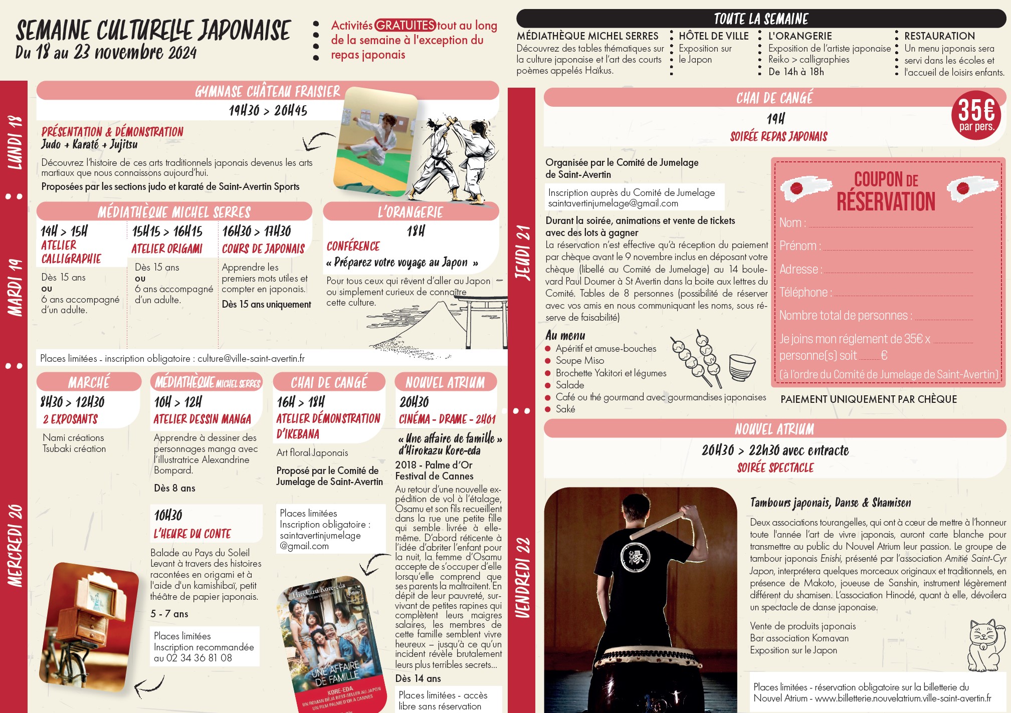 semaine culturelle programme